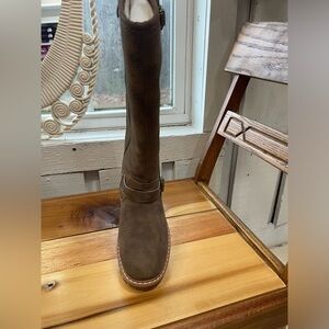 NIB  Corky Pebbled Brown Knee-High Boots